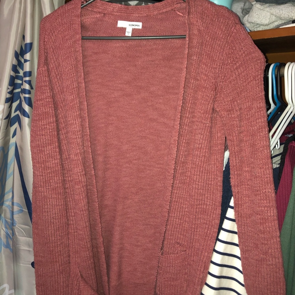 Coral sweater